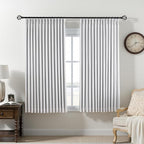 Pinch Pleated Linen White Blackout Curtains 63 Inches Long by AUSSPVOCT