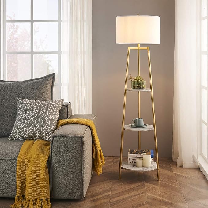 ROSEN GARDEN Floor Lamp, Standing Reading Light by Unknown