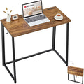 WOHOMO Folding Desk for Small Spaces, 31.5 Inch Foldable Computer Desks by WOHOMO