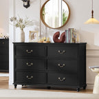 Joaxswe Farmhouse 6 Drawers Dresser - Image 4