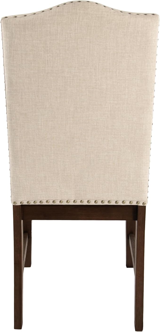 HomePop Scalloped Back Dining Chair - Image 7