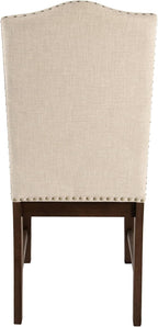 HomePop Scalloped Back Dining Chair - Image 7