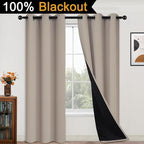 Yakamok Natural Blackout Curtains 84 Inches Long - Image 2