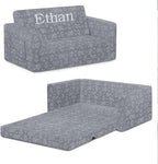 Serta Perfect Sleeper Personalized Extra Wide Convertible Sofa to Lounger by DeltaChildren