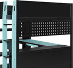 Full Size Gaming Loft Bed with Integrated Desk & RGB LED Lights, Pro-Gamer Bunk - Image 6