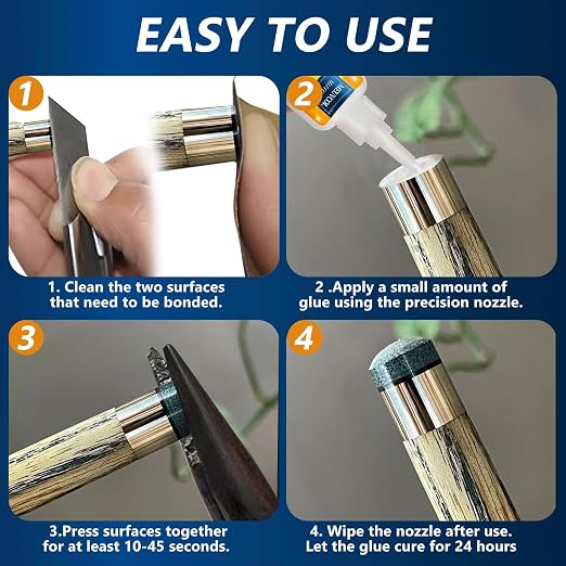 Pool Cue Tip Glue 100g, Quick Dry Billiard Cue Tip Glue - Image 5