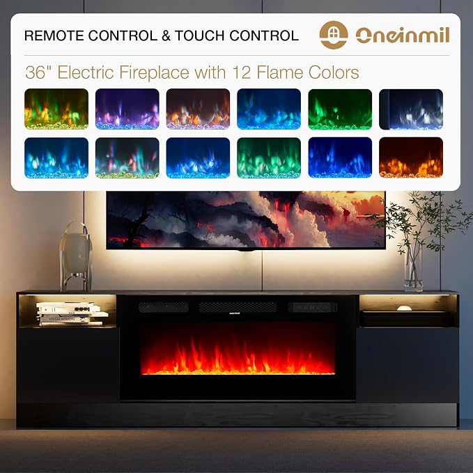 oneinmil Fireplace TV Stand - Image 4