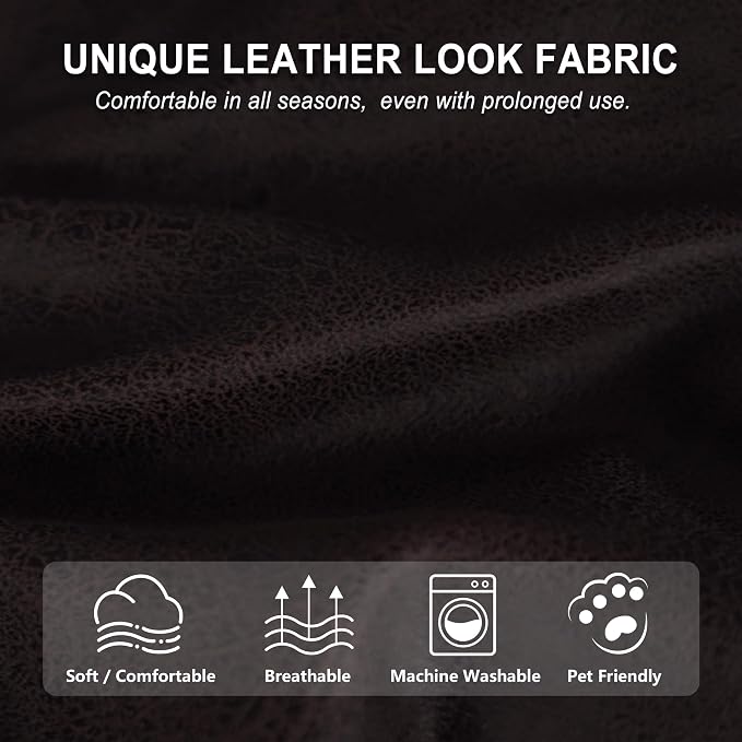 ANARACHON Leather Look Recliner Console Cover - Image 4