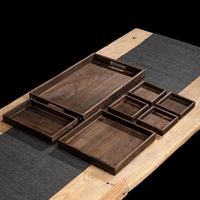 Wooden Serving Trays with Handle - Image 8