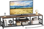 VECELO TV Stand with Power Outlets by VECELO