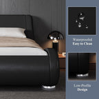 Allewie King Size Upholstered Platform Bed Frame - Image 5