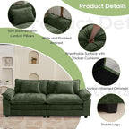 Oprisen 86" Modular Sectional Sofa, Comfy Cloud Couch Sectional Sofa, Chenille - Image 6