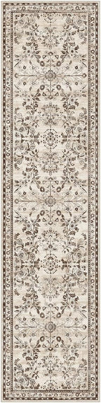 Yamaziot 2x8 Washable Hallway Runner Rug Non Slip Floral Carpet, Stain Resistant - Image 7