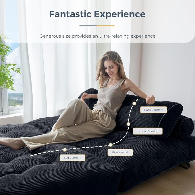 MAXYOYO Folding Sofa Bed, Convertible Sleeper Chair - Image 7