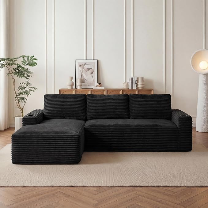 104" L Shaped Boneless Sectional Couches - Image 7
