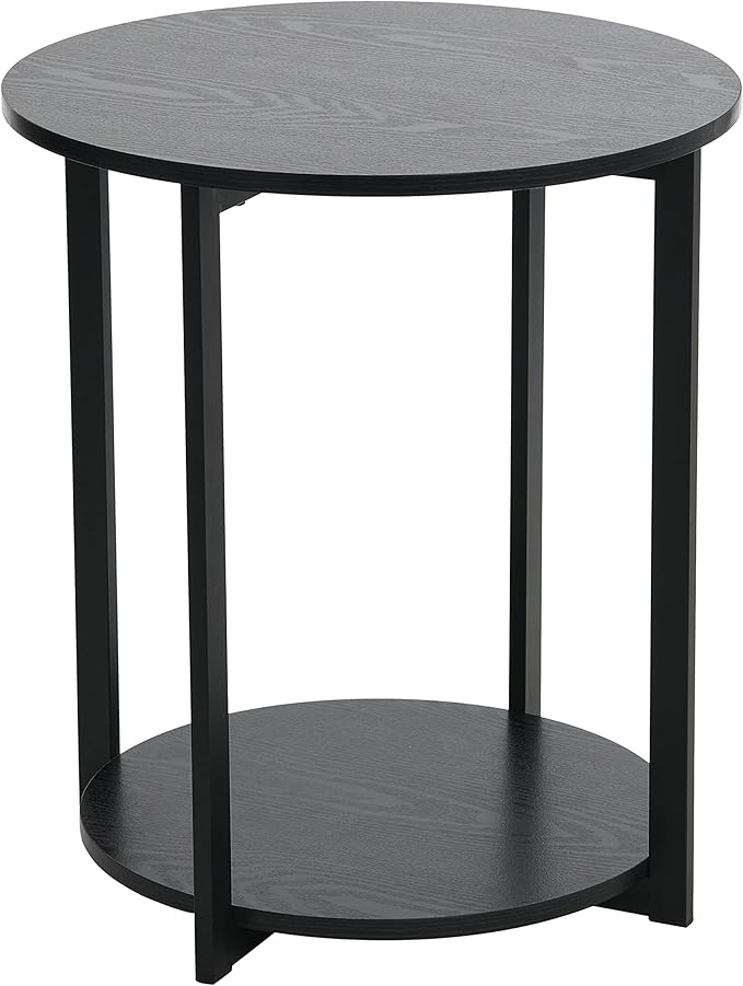 Household Essentials Jamestown Round Side End Table by HouseholdEssentials