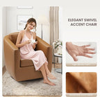 COLAMY 360° Swivel Accent Chair Set of 2 - Image 4