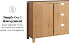 Walker Edison Sasha 2-Door Sideboard Buffet - Image 4