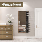 Homaterial 5 Tier Shelvesl, Vertical Column Wall Decor Mount Floating Shelves - Image 6