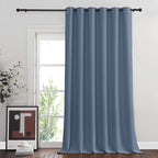 NICETOWN Room Divider Curtain 132 Inches Long, Wide Blackout Sliding Door - Image 8