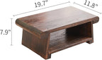 Japanese Altar Table, Folding Floor Table, Wood Small Low Meditation Table - Image 3