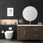 FunStick 36"x200" Black Marble Contact Paper Peel and Stick Countertop Paper - Image 6