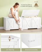 Hzuaneri 59" Storage Chest, Large Storage Trunk - Image 7