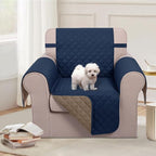 U-NICE HOME Reversible Oversized 28''Chair Covers, Pet Friendly, Elastic Straps - Image 2