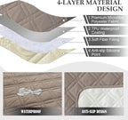 Genina Waterproof Recliner Chair Covers, Recliner Cover - Image 7