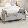 48" End of Bed Bench, Modern Storage Benches by HOMYKA