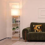 Gupuzm Floor Lamp with Shelves, Large Size Rectangle Standing Lamp with 3 Color - Image 5