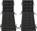 2 Pack 80x26 Inch Folding Chaise Lounge Cushion Quick Dry by AMCATON