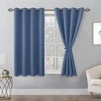 Blackout Curtains for Bedroom, 52 x 54 Inch, 2 Panels | Thermal Insulated & - Image 8