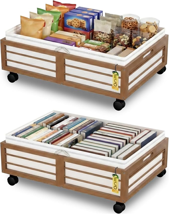 Under Bed Storage Containers by BambooSync