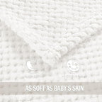 Exclusivo Mezcla Large Waffle Fleece Throw Blanket - Image 5