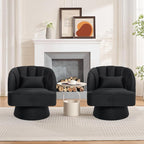 Garvee Ultra-Plush Swivel Accent Chair, 360° Barrel Lounge Chair - Image 6