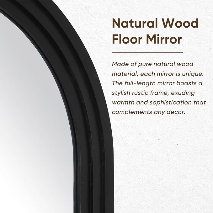 Full Length Mirror, Oversized Stand Up Mirrors Large Wall Mirrors, Wall Mounted - Image 3