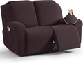 TAOCOCO Recliner Loveseat Slipcover, 6 Pieces Dual Recliner Sofa Covers by TAOCOCO