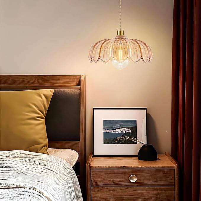 QIYIZM Plug in Pendant Light Hanging Lights - Image 8