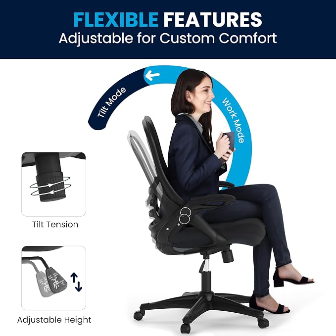 Flash Furniture Porter High-Back Swivel Office Chair - Image 11