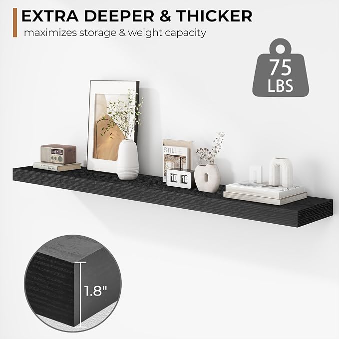 Fun Memories 48 Inch Floating Shelves - Image 4