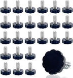 WAFJAMF 24 PCS 5/16‘’ UNC Thread Adjustable Furniture Levelers Screw in Threaded by WAFJAMF