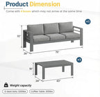 Solaste Aluminum Patio Furniture Set - Image 2