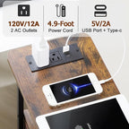 LOAKEKEL Narrow End Table Living Room - Image 5