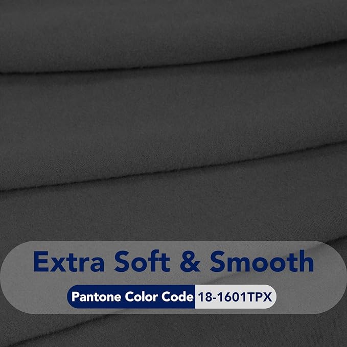 PureFit Stretch Couch Covers for Sofa Large Sofa Slipcovers Dark Gray | 1-Piece - Image 5