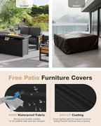 Aoxun Aluminum Patio Furniture Set - Image 9