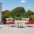 PURPLE LEAF Patio Dining Chair Set 2 Pieces Aluminum Chairs by PURPLELEAF