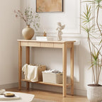 AQIMUELE Wood Console Table - Image 7