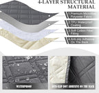 Genina Sofa Armrest Cover, Anti-Slip Armchair Slipcovers - Image 5