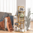 Laiensia Bamboo 5 Tier 6 Potted Plant Stand Rack Multiple Flower Pot Holder - Image 3